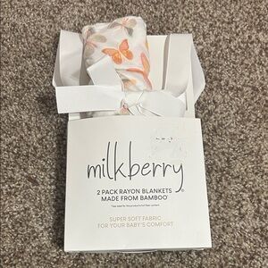 Milkberry Baby Bamboo Butterfly Swaddle